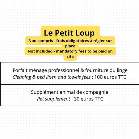 Le Petit Loup, Appartement Neuf Avec Jardin Gerbépal Esterno foto